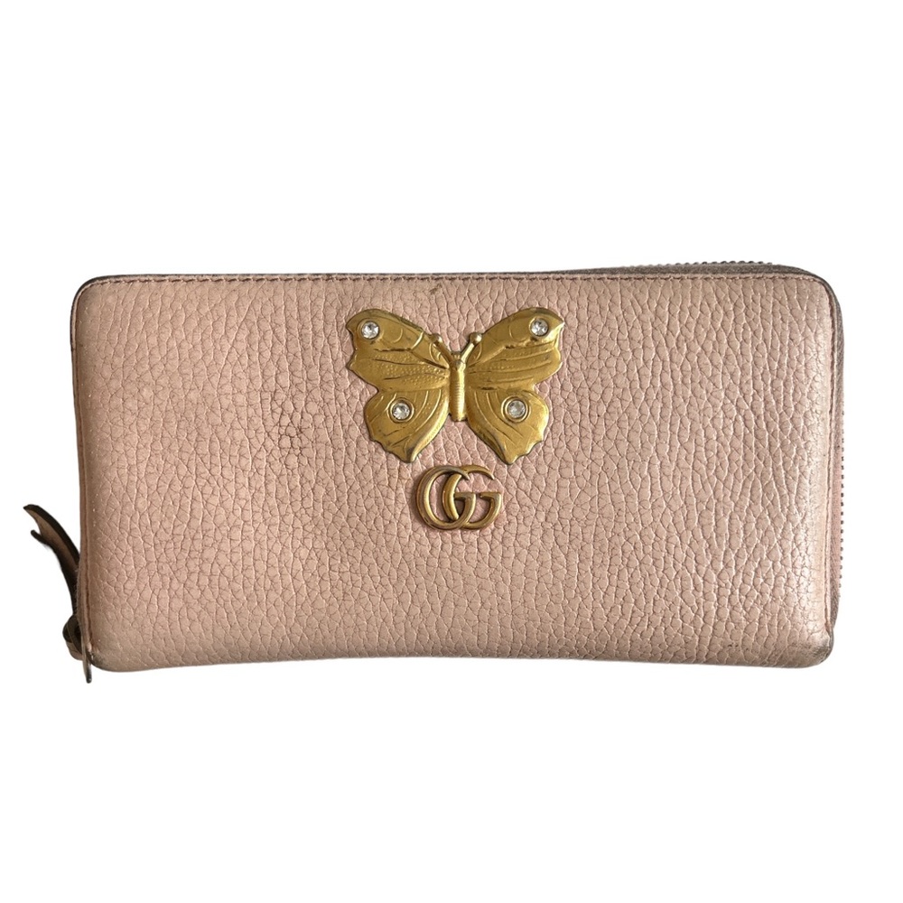 AUTHENTIC pink butterfly Gucci Wallet